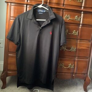 Polo Ralph Lauren Men Med Polo Black